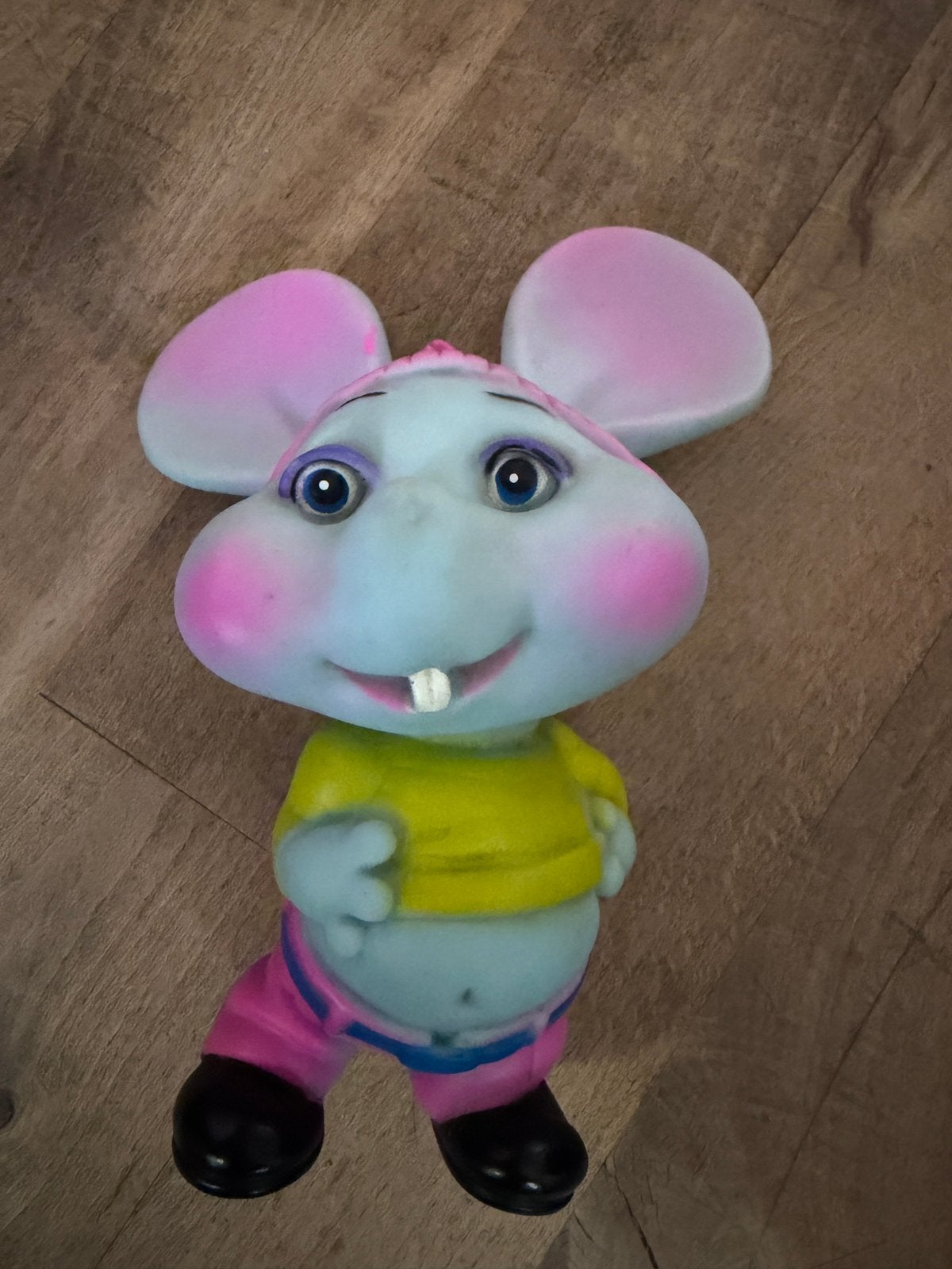 Vintage Topo Gigio muis – ca. 15 cm – draaibaar hoofd, Ophalen, Zo goed als nieuw, Overige typen