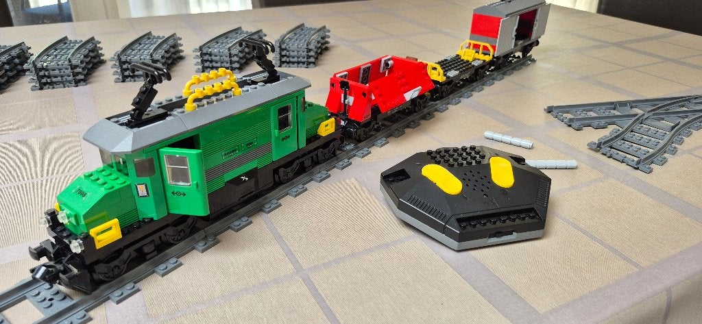 LEGO City 7898 - grote luxe Goederentrein set (RC), Ophalen of Verzenden, Zo goed als nieuw, Complete set, Lego
