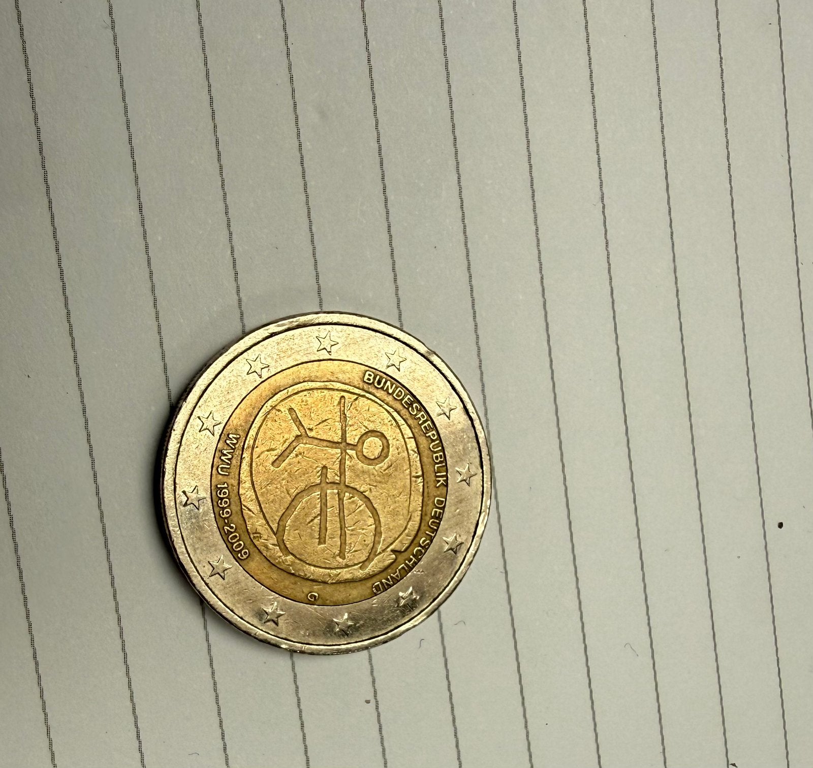 Zeer zeldzaam - 2 euro 1999-2009 Herdenkingsmunt, Postzegels en Munten, Munten | Europa | Euromunten, Ophalen of Verzenden, Duitsland