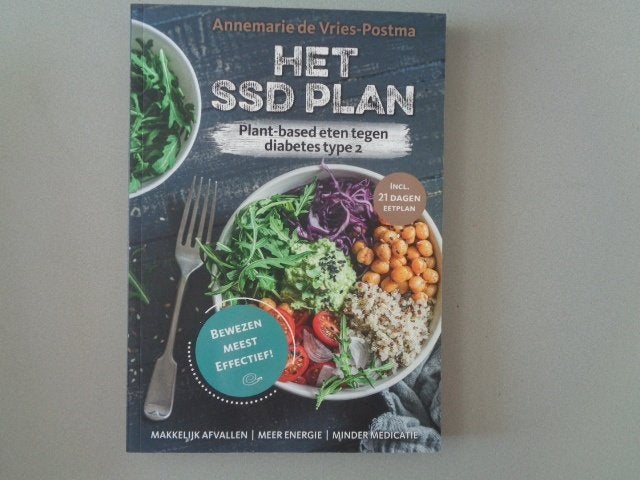 Het SSD plan - Plant-based eten tegen diabetes type 2, Boeken, Dieet en Voeding, Ophalen of Verzenden, Zo goed als nieuw, Annemarie de Vries -Postma