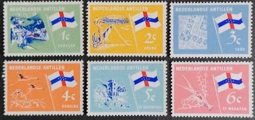 Nederlandse Antillen 1965 -nvph 358-363 - Eilanden  postfris, Ophalen of Verzenden, Postfris