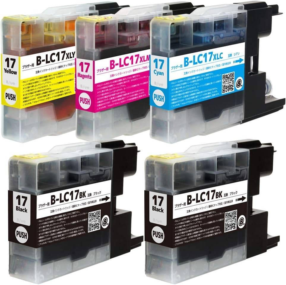 Inkt Cartridge B-LC17 5 pack 4 kleuren, voor Brother - NIEUW, Ophalen of Verzenden, Nieuw, Cartridge