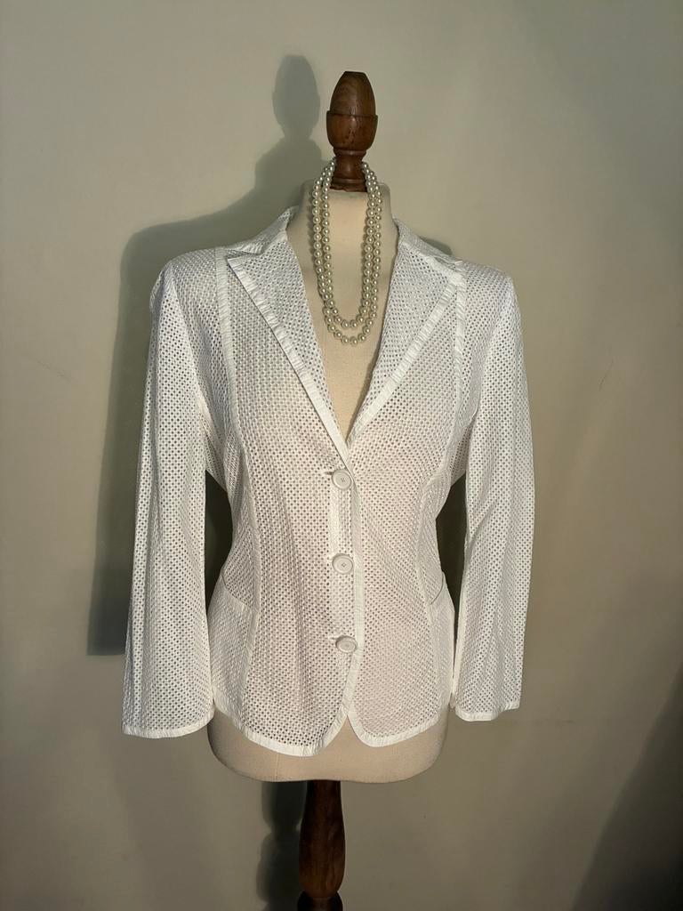 A-K-R-I-S  JASJE WHITE SUMMER, Verzenden, Wit, Maat 42/44 (L), Zo goed als nieuw