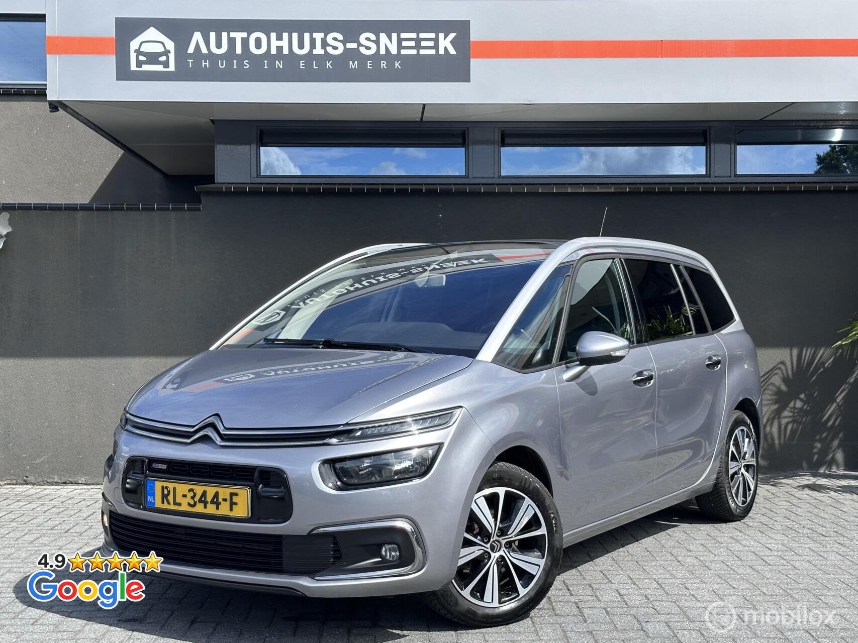 Citroën C4 Grand Picasso | 7p | Camera | Trekhaak| CarPlay, Auto's, Voorwielaandrijving, Gebruikt, Euro 6, 1199 cc