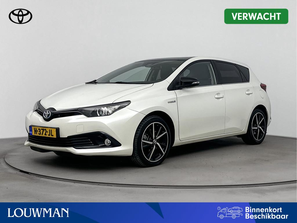 Toyota Auris 1.8 Hybrid Black Edition | Navigatie | Cruise C, Auto's, Toyota, 12 maanden, 136 pk, Gebruikt, 4 cilinders