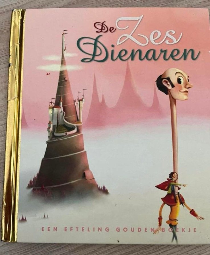 De Zes Dienaren - Efteling Gouden Boekje, Boeken, Ophalen of Verzenden, Gelezen, Sprookjes