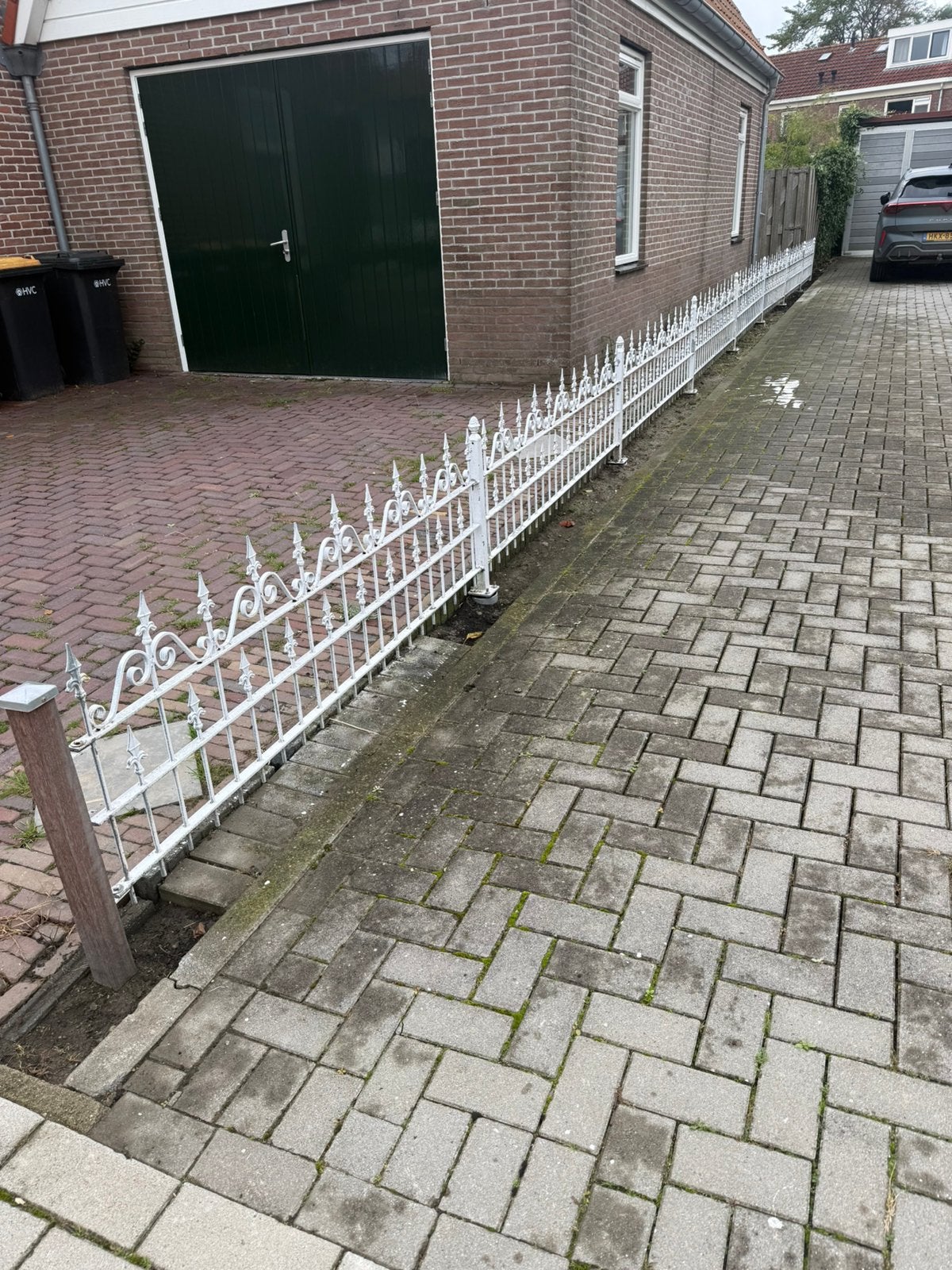 Totaal 60 meter tuinhek /hekwerken OP TE HALEN IN MEDEMBLIK, Ophalen, Zo goed als nieuw, IJzer, Tuinhek