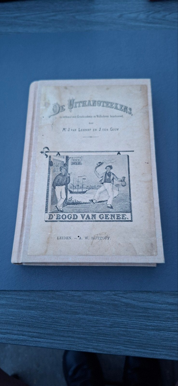 De Uithangteekens - M.J. van Lennep en J. ter Gouw, Ophalen of Verzenden, Gelezen, M.J. van Lennep en J. ter Gouw, Nederland