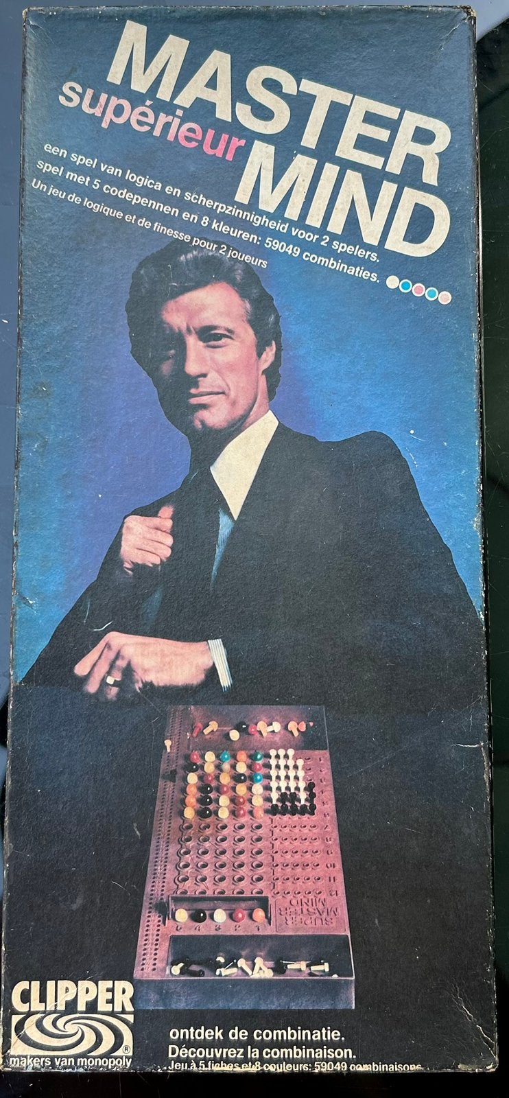 Spel Super Mastermind Superieur  COMPLEET top staat!, Een of twee spelers, Ophalen of Verzenden, Zo goed als nieuw