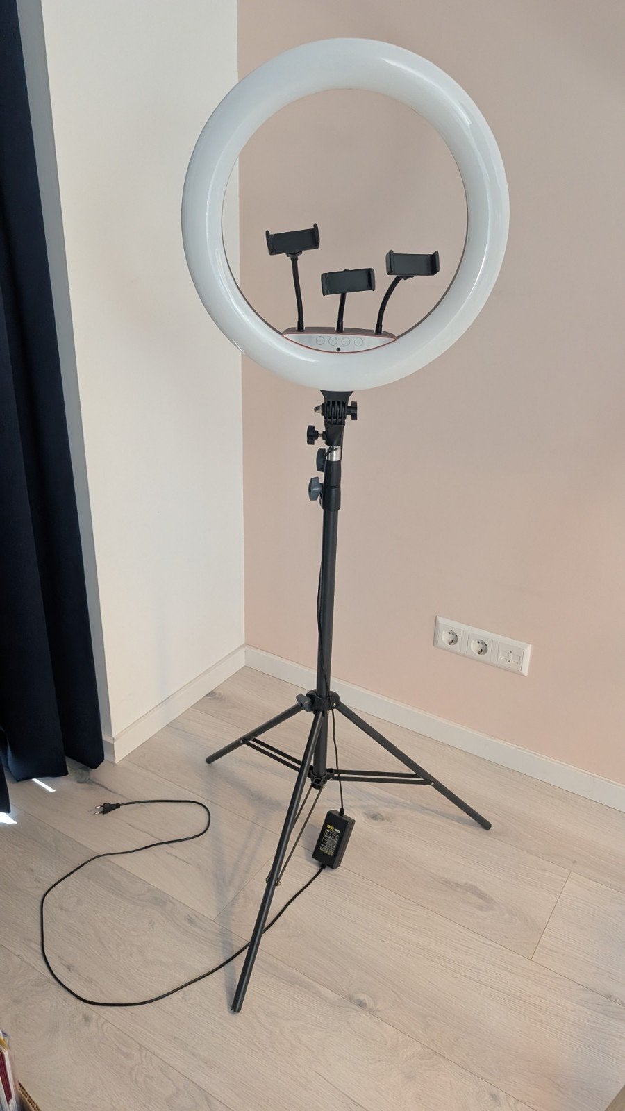 Verstelbare ringlight met afstandsbediening en statief, Audio, Tv en Foto, Fotografie | Professionele apparatuur, Overige merken