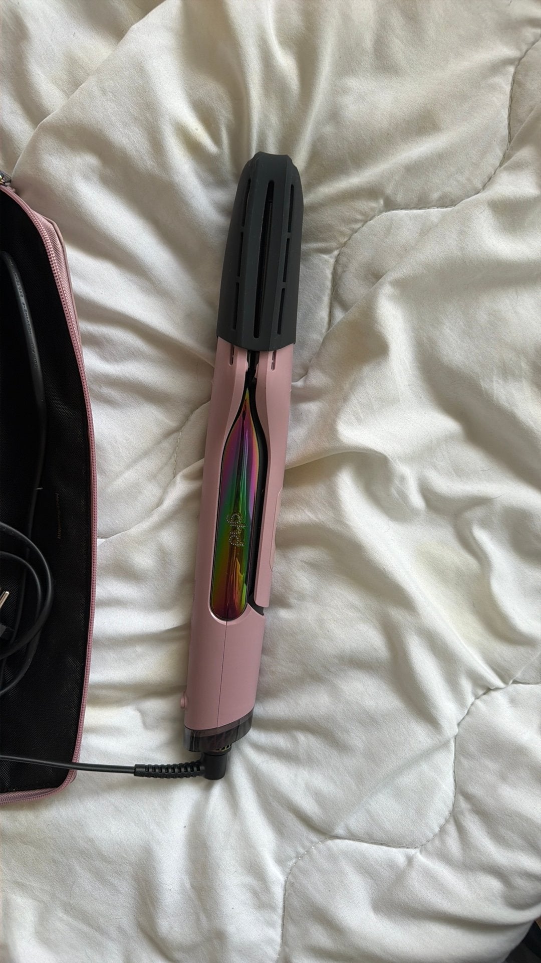 GHD Duet Style 2-in-1 Air Styler – Roze, Ophalen of Verzenden, Zo goed als nieuw, Krultang of Stijltang