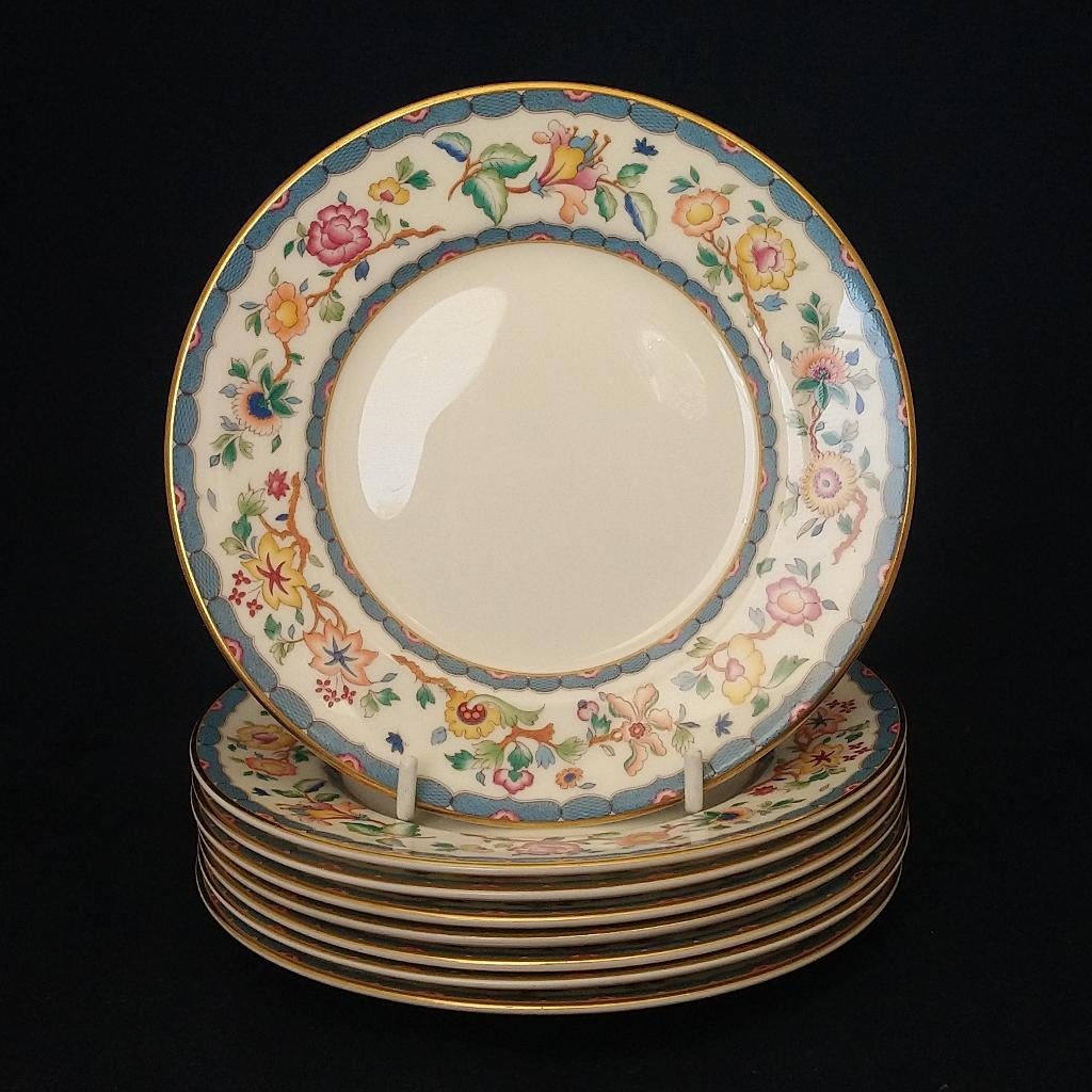 Wedgwood Huntington - 8 gebaksbordjes, Ophalen of Verzenden, Zo goed als nieuw, Bord(en), Wedgwood