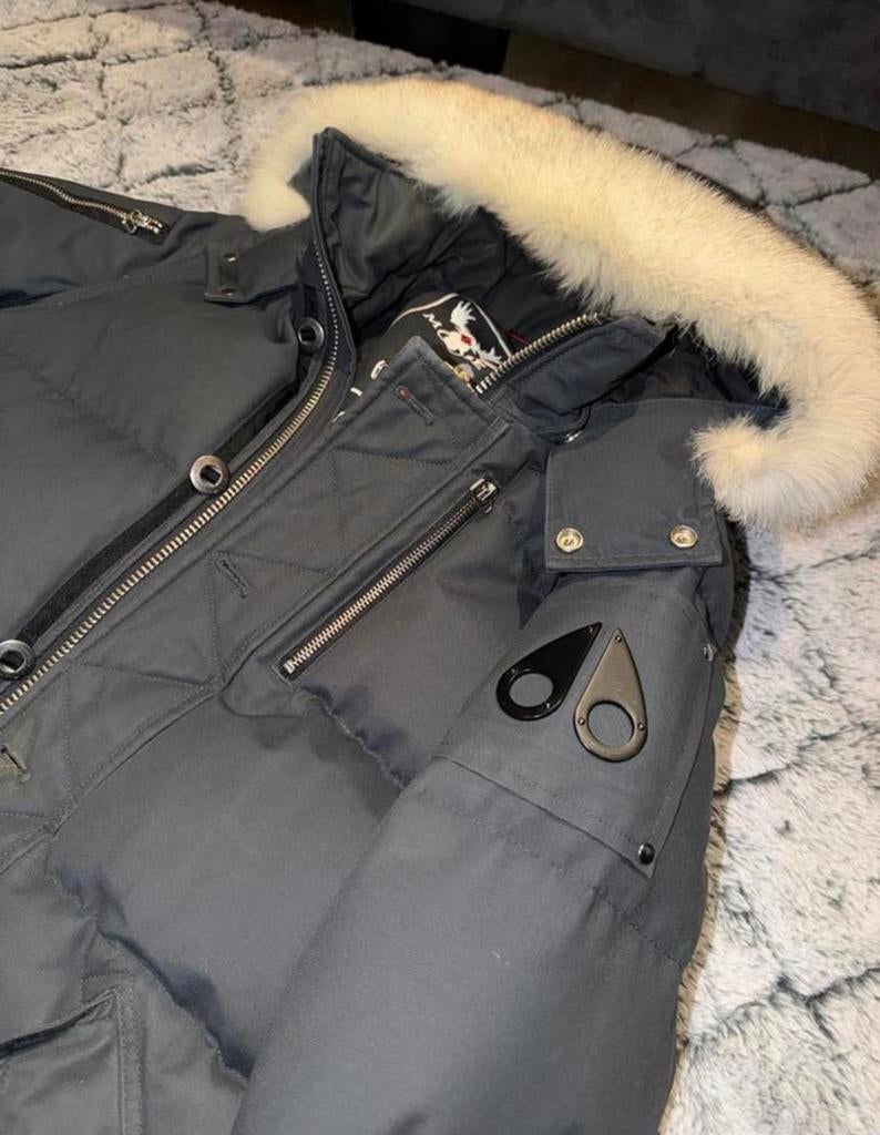 Moose knuckels jas (M) orgineel, Kleding | Heren, Jassen | Winter, Ophalen of Verzenden, Zo goed als nieuw, Maat 48/50 (M), Zwart