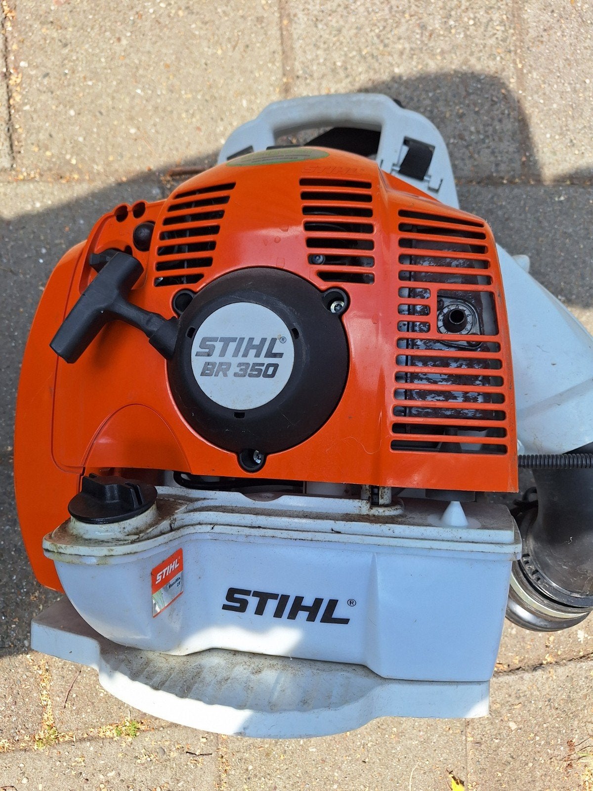 Stihl BR 350 Bladblazer - Krachtig en Betrouwbaar, Ophalen, Gebruikt, Ruggedragen, Stihl