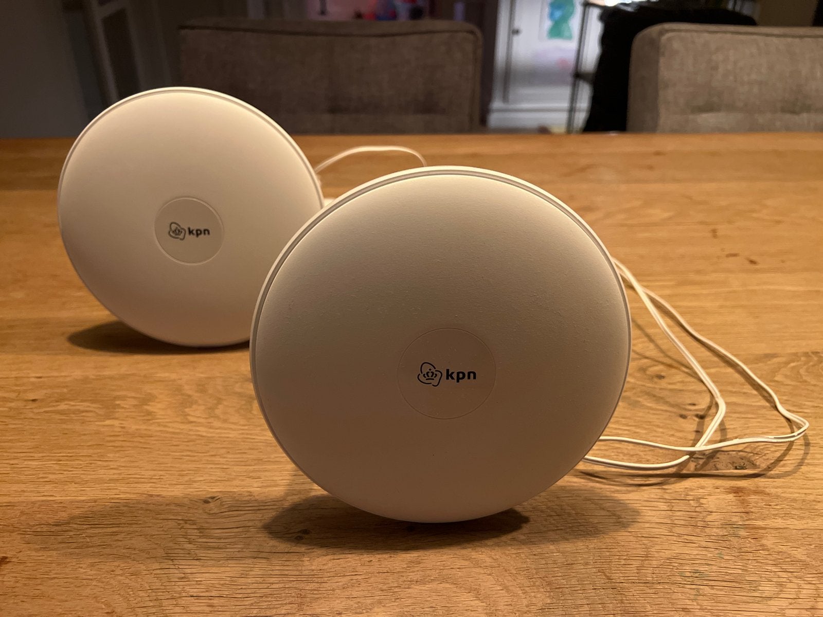 KPN SuperWifi punten (2 stuks) - Optimale WiFi dekking, Ophalen of Verzenden, Zo goed als nieuw, Router