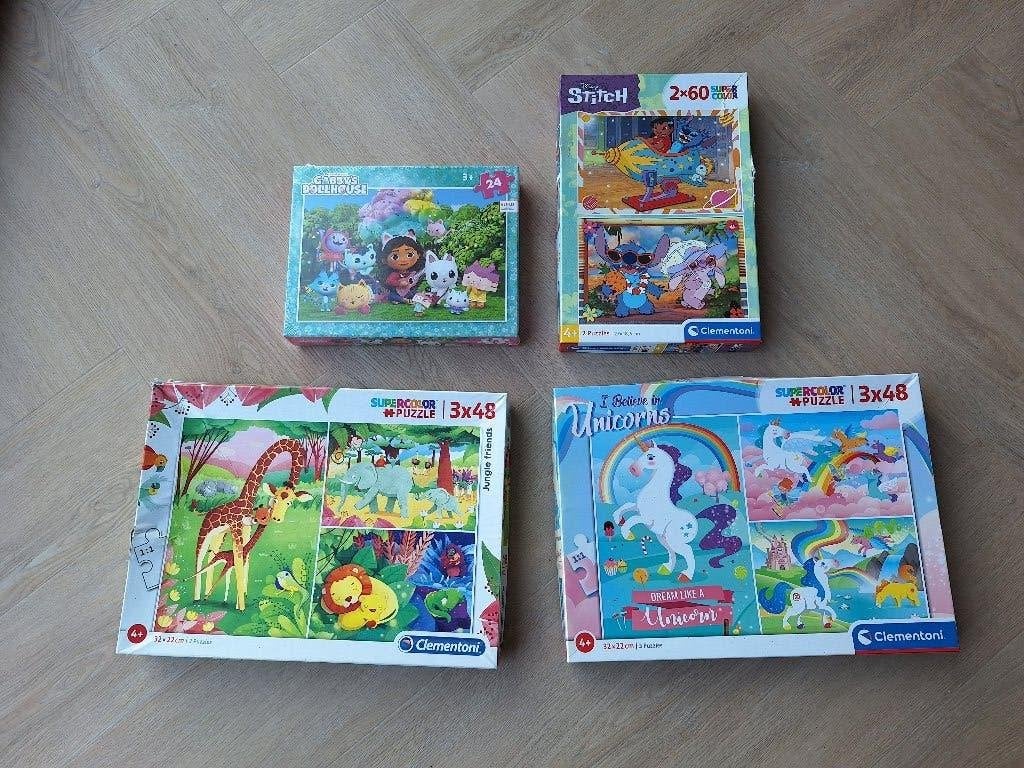 Diverse kinderpuzzels - pakket, Ophalen, 10 tot 50 stukjes, Gebruikt, 4 tot 6 jaar