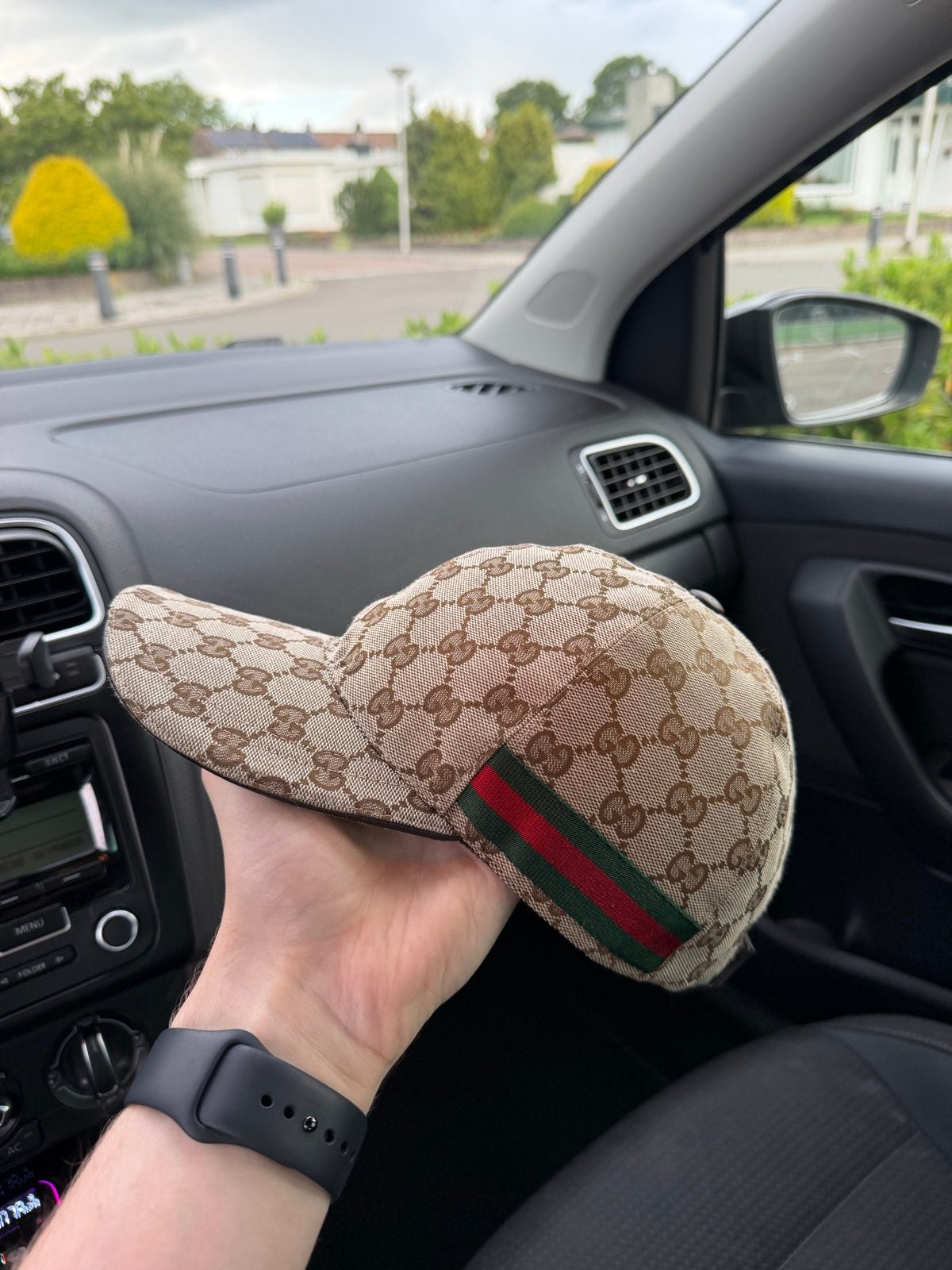 Gucci cap standaard, Kleding | Dames, Hoeden en Petten, Ophalen of Verzenden, Zo goed als nieuw, Pet