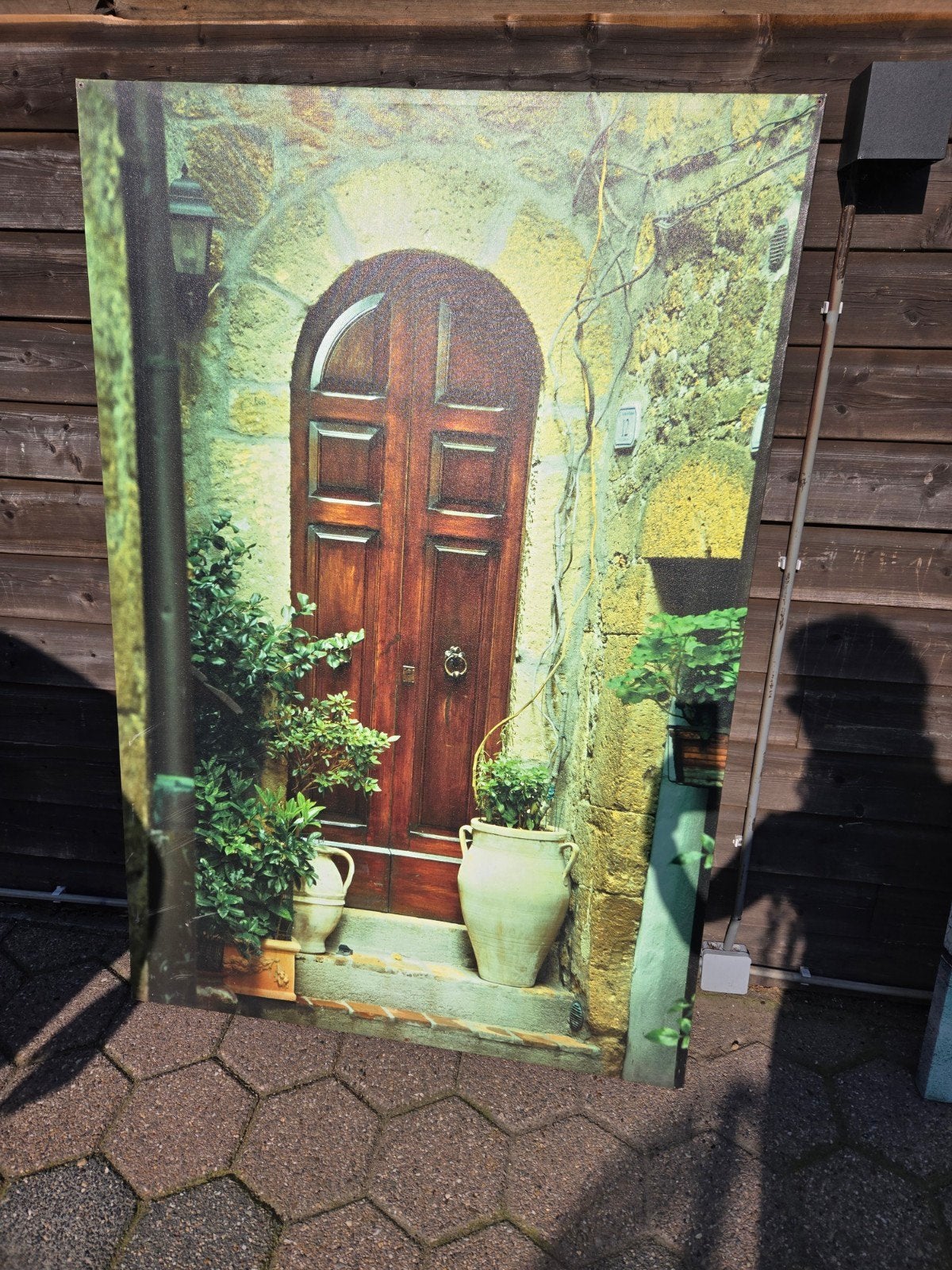 Gratis Tuin Canvas Schilderijen - Mediterrane Sfeer, Ophalen, Gebruikt, Schilderij, 75 – 100