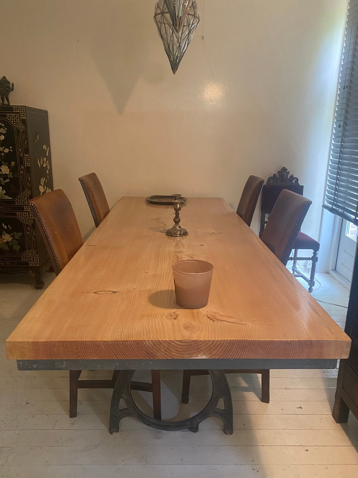 Exclusieve boomstamtafel, Antiek en Kunst, Antiek | Meubels | Tafels, Ophalen