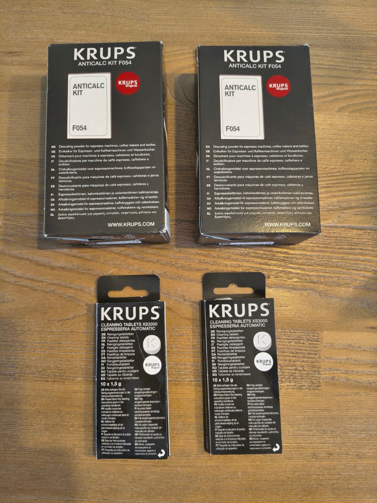 Krups Anticalc Kit F054 & Cleaning Tablets XS3000, Ophalen of Verzenden