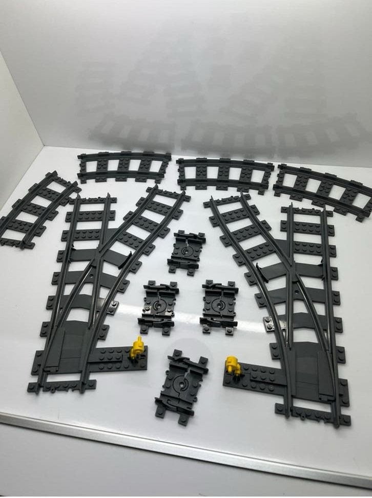 Lego trein wissels, Overige merken, Gelijkstroom, Verzenden, Rails