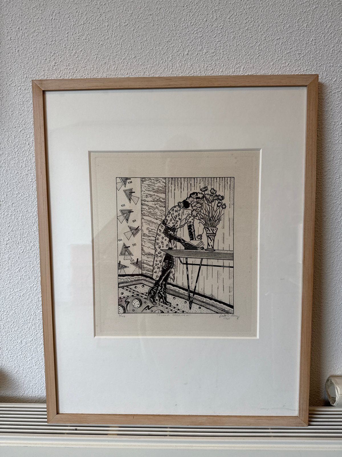 Flora Obscura - Gesigneerde en Genummerde Zeefdruk, Antiek en Kunst, Dagelijks leven, Ophalen of Verzenden, Zeefdruk, 1950 - 1999