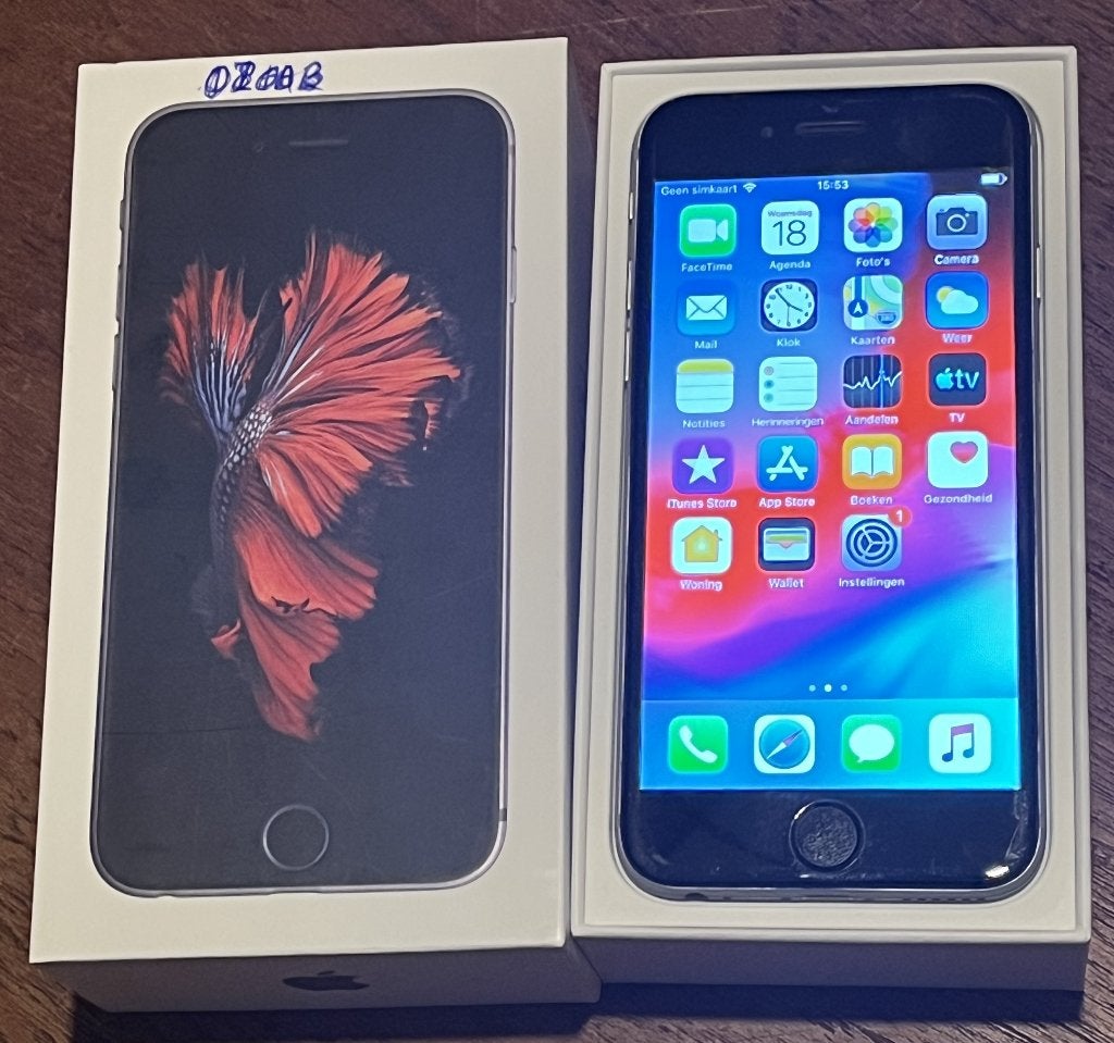 iPhone 6 - 16Gb - Zilver - 89%, Telecommunicatie, Mobiele telefoons | Apple iPhone, Gebruikt, 89 %, 16 GB, Ophalen of Verzenden