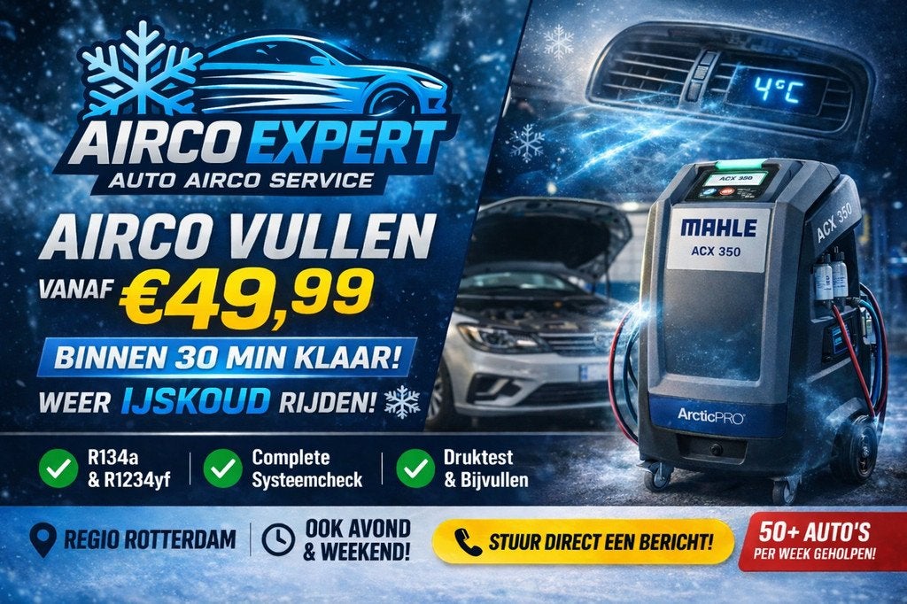 Airco Vullen €49,95 | Rotterdam Vlaardingen Schiedam Spijk, Euro 5, Gebruikt, 4 cilinders, 150 pk