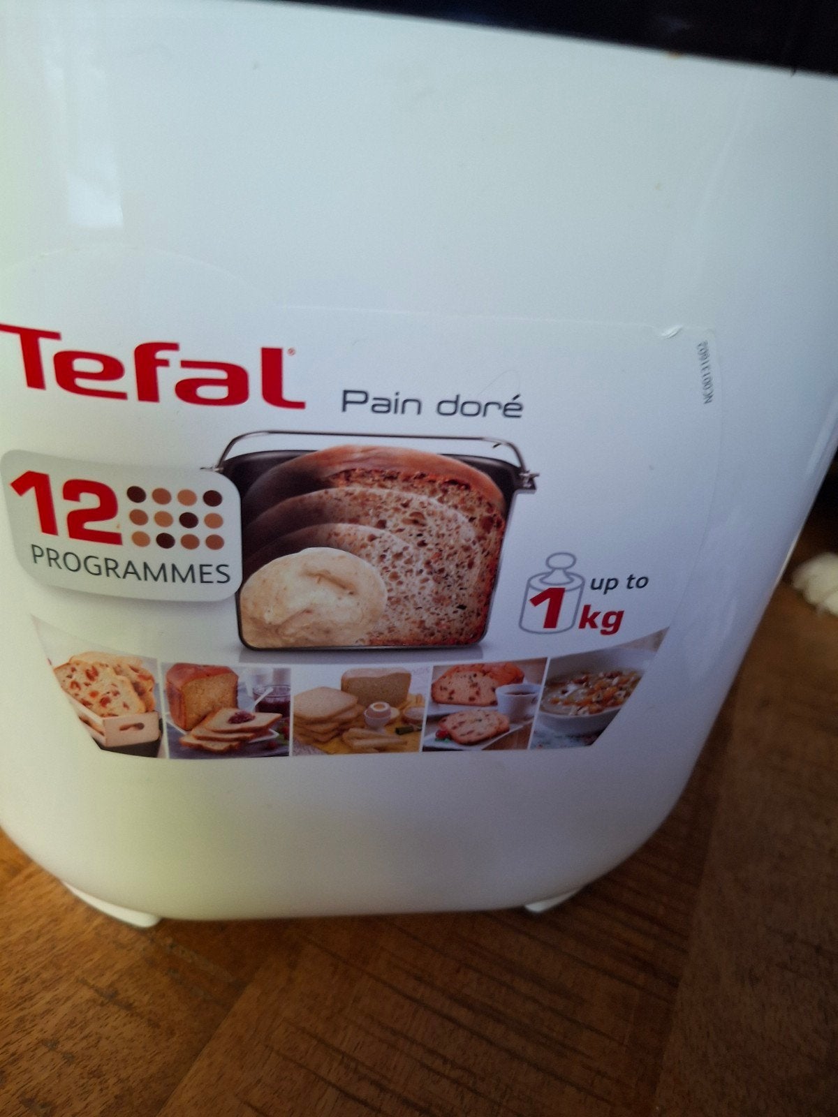 Tefal Pain doré Broodbakmachine - Zo goed als nieuw, Met timer, Meer dan 10 programma's, 800 tot 1200 gram deeg, Ophalen of Verzenden