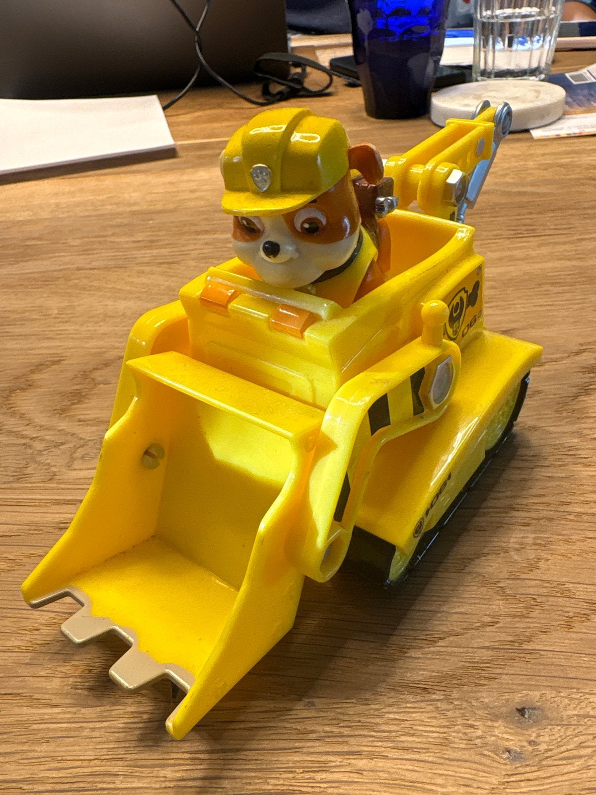 Paw Patrol Rubble Graafmachine Speelgoed, Ophalen of Verzenden, Gebruikt