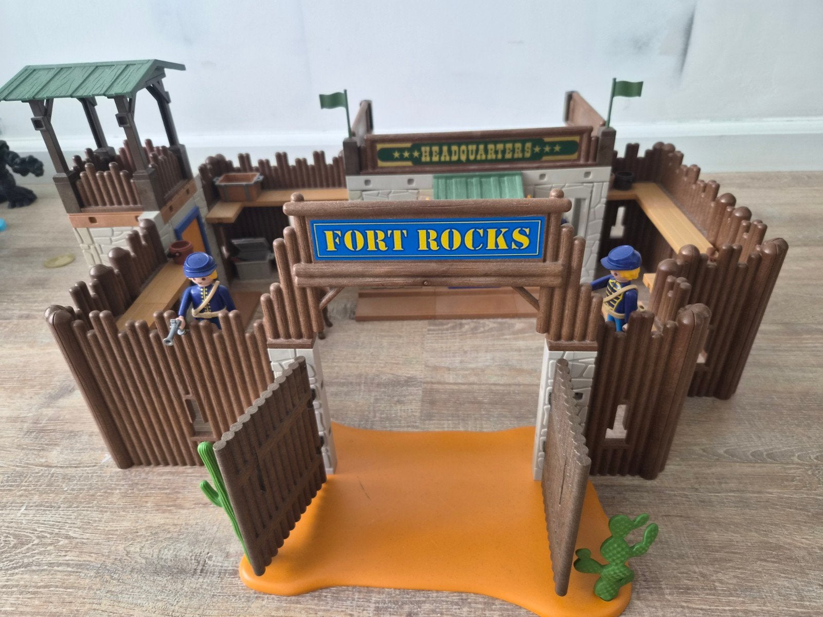 Playmobil Fort Rocks Western Headquarters Set, Gebouw, Complete set, Zo goed als nieuw, Historisch