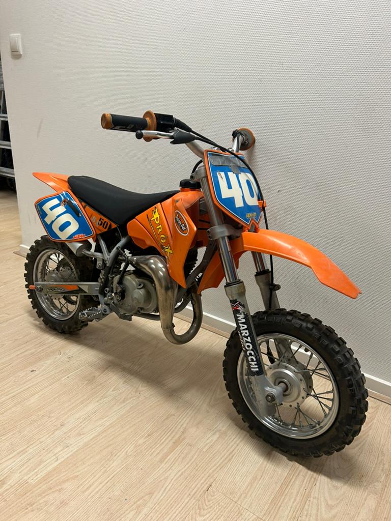 Ktm 50  mini  luchtgekoeld, Ophalen