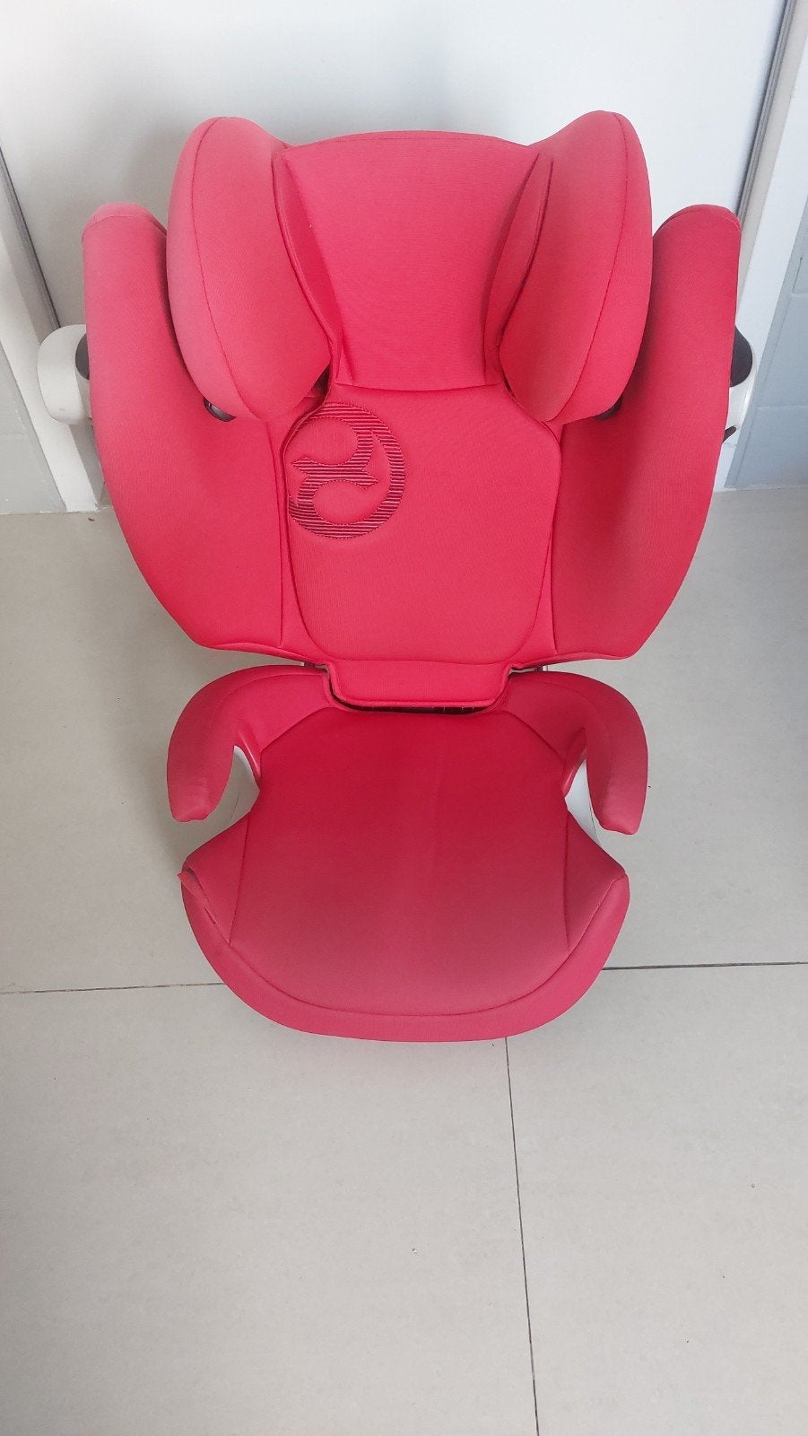Cybex Solution M-fix autostoel 15-36 kg, rood, Gebruikt, 15 t/m 36 kg, Zijbescherming, Isofix
