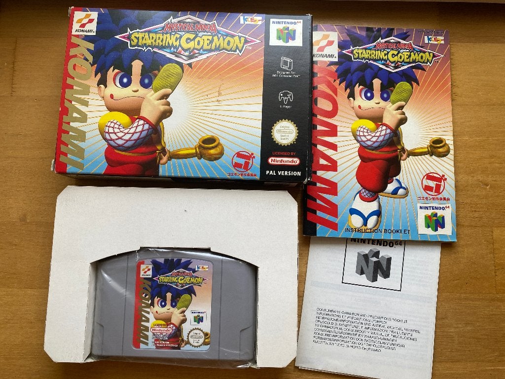 Mystical ninja starring Goemon n64, 1 speler, Racen en Vliegen, Ophalen of Verzenden, Zo goed als nieuw