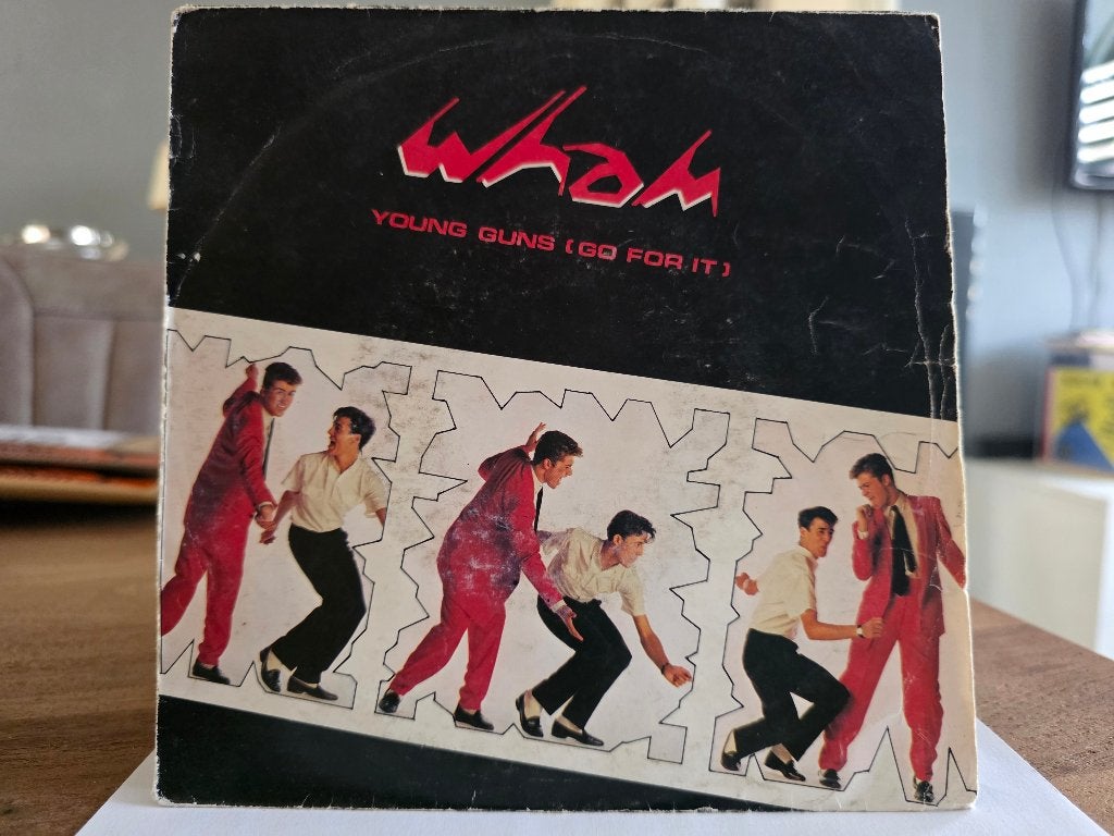 7" Single Wham! - Young Guns (Go For It) / Going For It, Cd's en Dvd's, Gebruikt, 7 inch, Ophalen of Verzenden, Pop