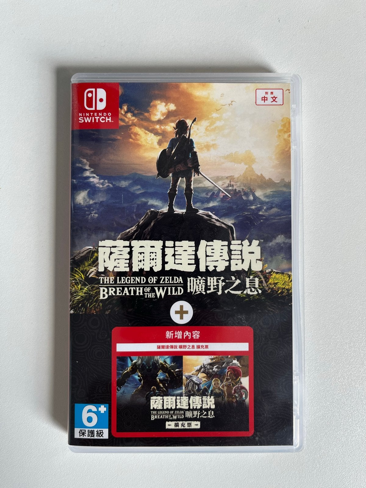 Zelda Breath of the Wild + DLC (Nintendo Switch), Avontuur en Actie, 1 speler, Ophalen of Verzenden, Zo goed als nieuw