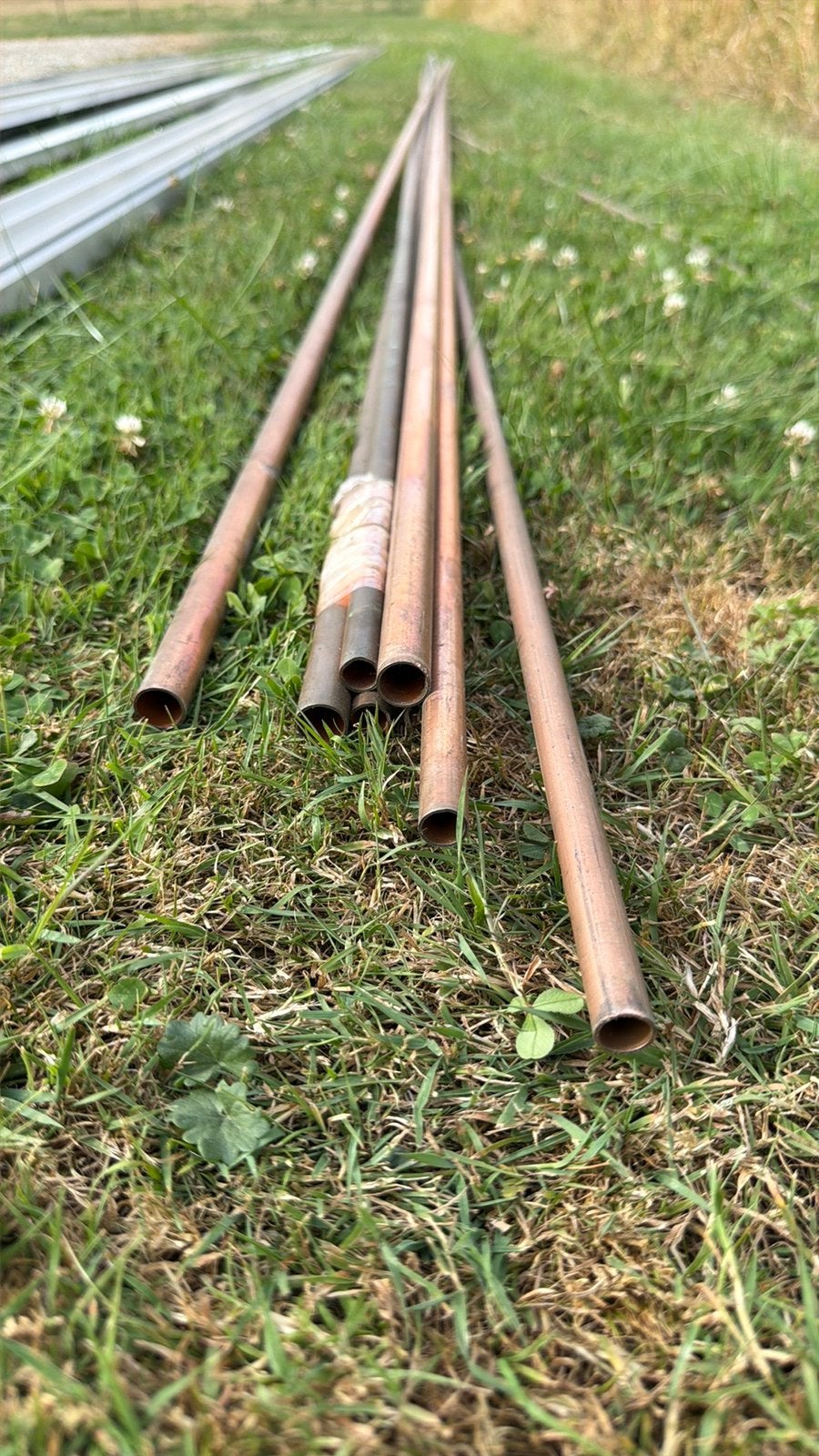 Koper waterleiding gas leiding 24m 12mm en 18m 15mm, Overige materialen, Minder dan 20 mm, 6 meter of meer, Ophalen of Verzenden