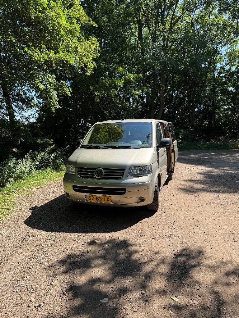 Transporter Multivan 2.5 TDI 128KW DC , heel veel vervangen, Auto's, Bestelauto's, 2165 kg, Beige, Overige kleuren, Volkswagen