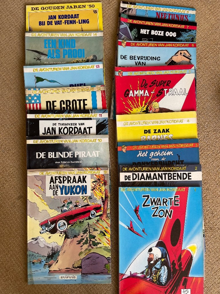 Strip de avonturen van Jan Kordaat, Boeken, Meerdere stripboeken, Ophalen of Verzenden, Gelezen
