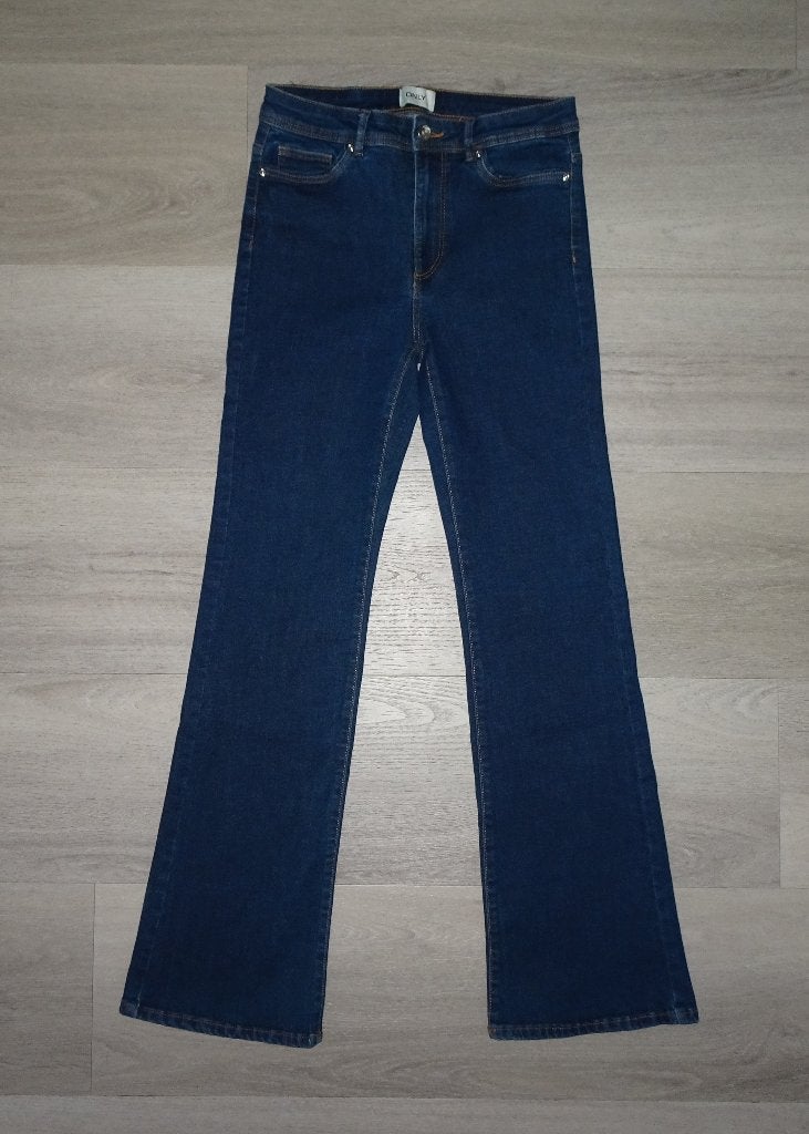 Only Onlwauw Flared Jeans (dark blue denim) - mt S !!, Blauw, Nieuw, Ophalen of Verzenden, ONLY