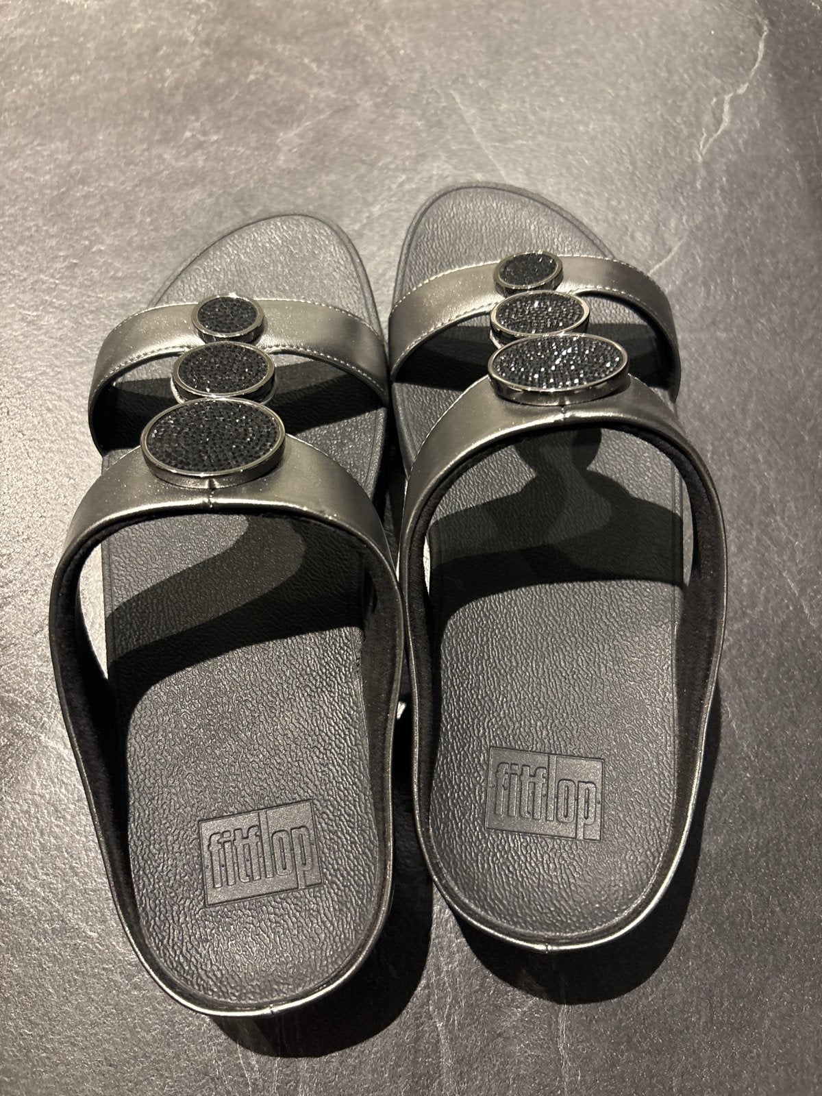 Nieuwe Fitflop slippers maat 41, Verzenden, Nieuw, Zwart, Slippers