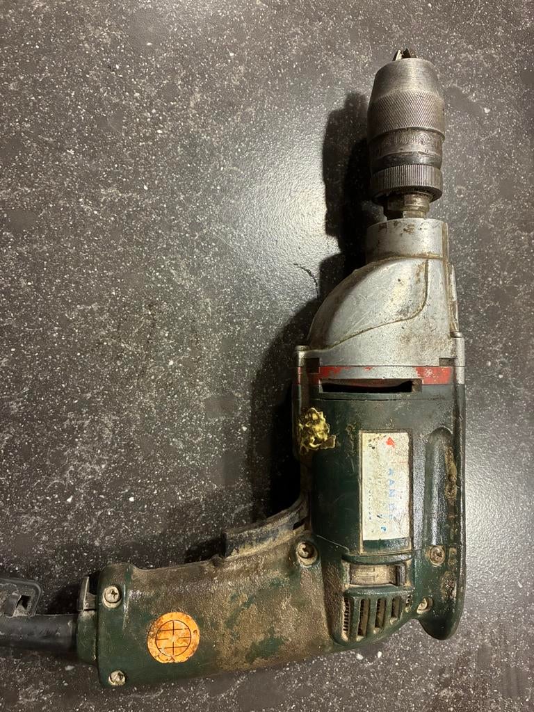 Oude maar professionele boor/schroefmachine metabo, Ophalen, Gebruikt, Boor- en Schroefmachine