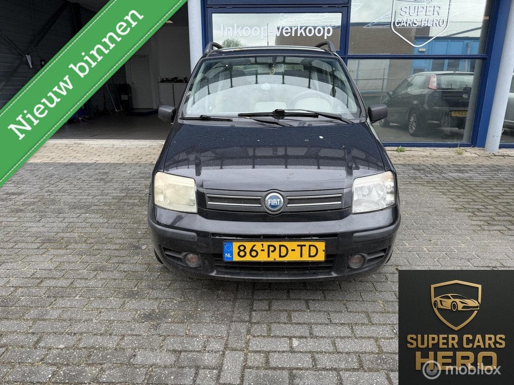 Fiat Panda 1.2 Emotion, Voorwielaandrijving, Stof, Gebruikt, Origineel Nederlands