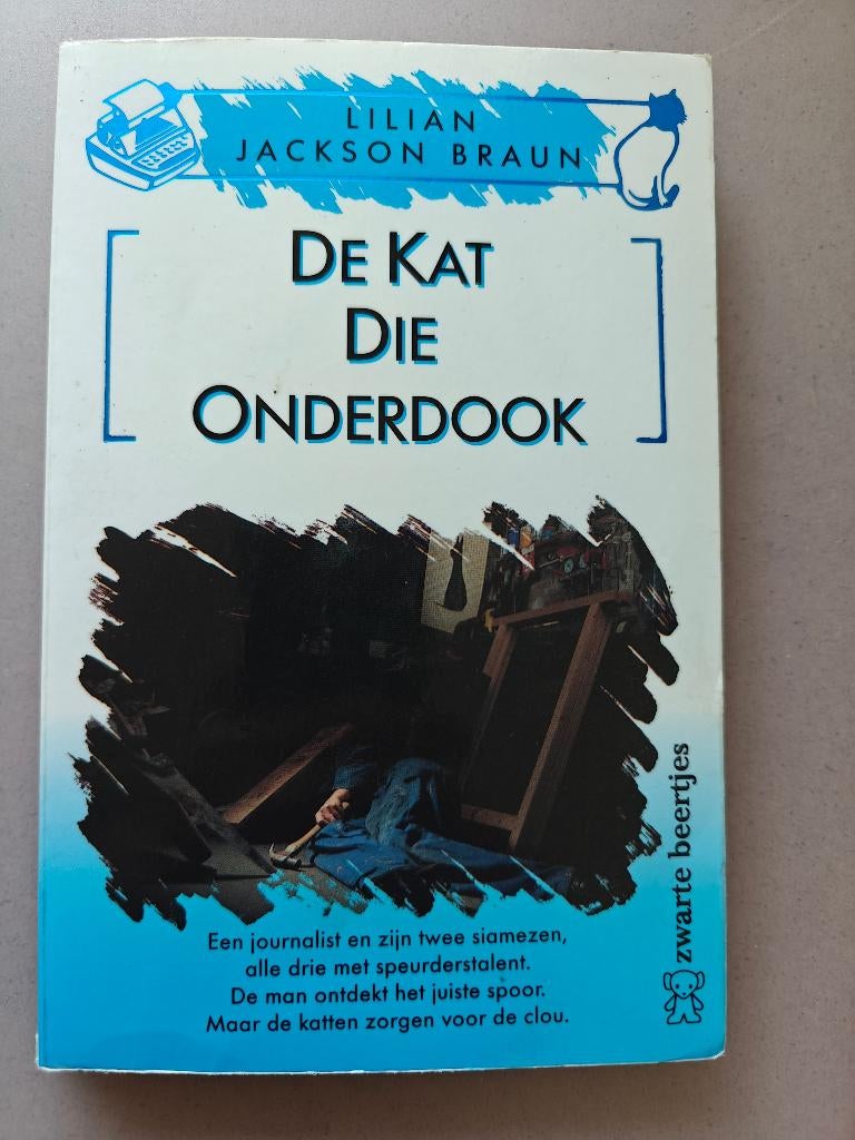 De kat die onderdook, Boeken, Detectives, Verzenden, Zo goed als nieuw, Lilian Jackson Braun