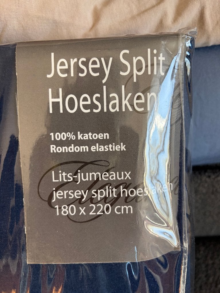 Hoeslakens voor splitmatras of topper, Gebruikt, Hoeslaken of Sloop, Ophalen of Verzenden, Wasbaar