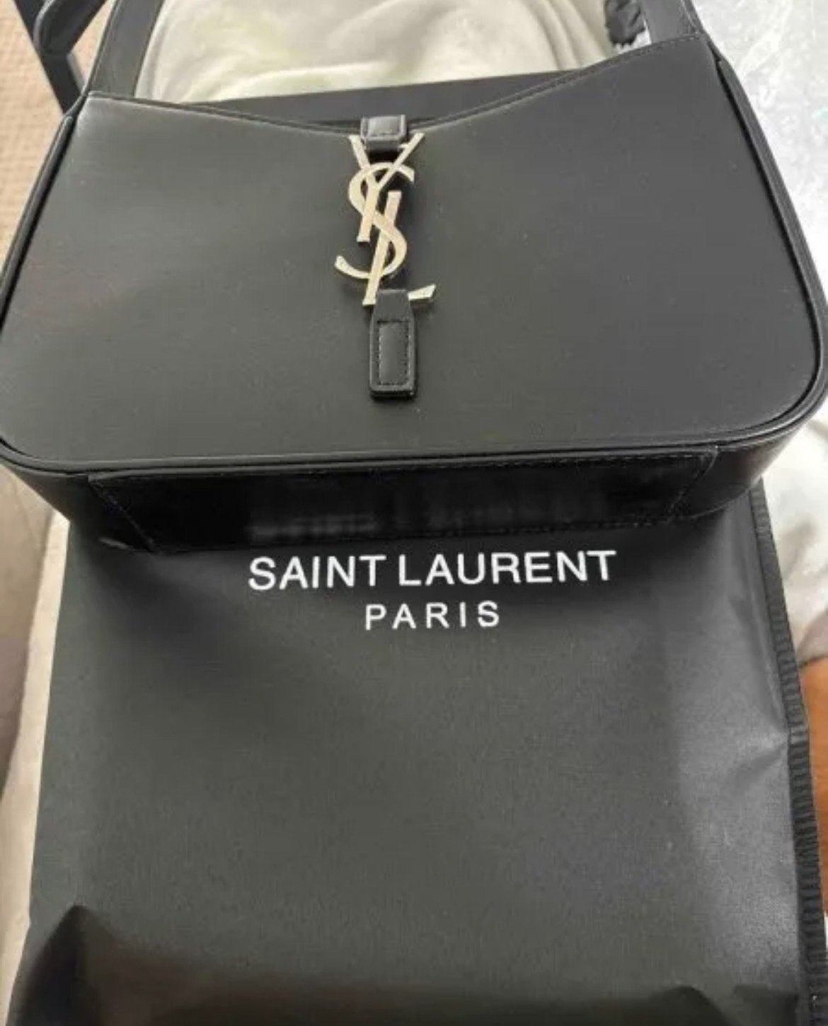Saint Laurent Le 5 à 7 schoudertas zwart, Verzenden, Nieuw, Zwart, Schoudertasje
