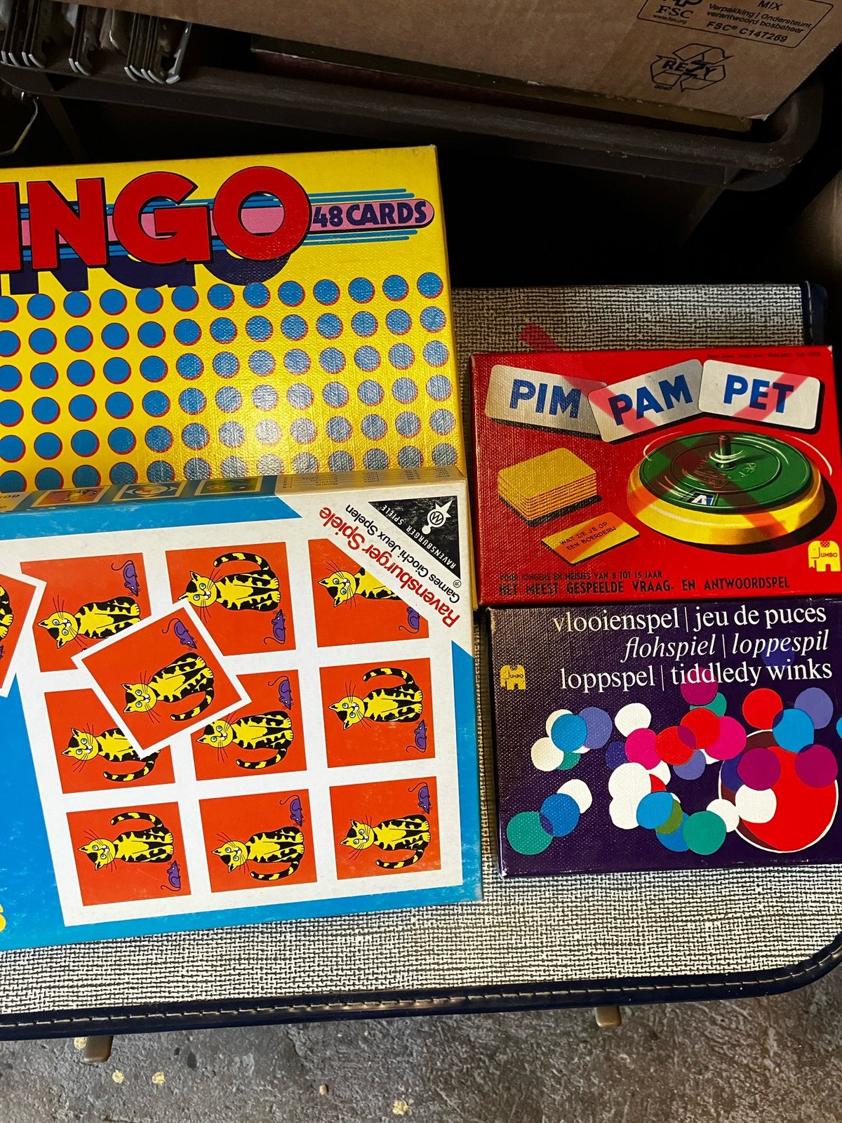 Gezelschapsspellen, jaren 70, Hobby en Vrije tijd, Ophalen, Gebruikt