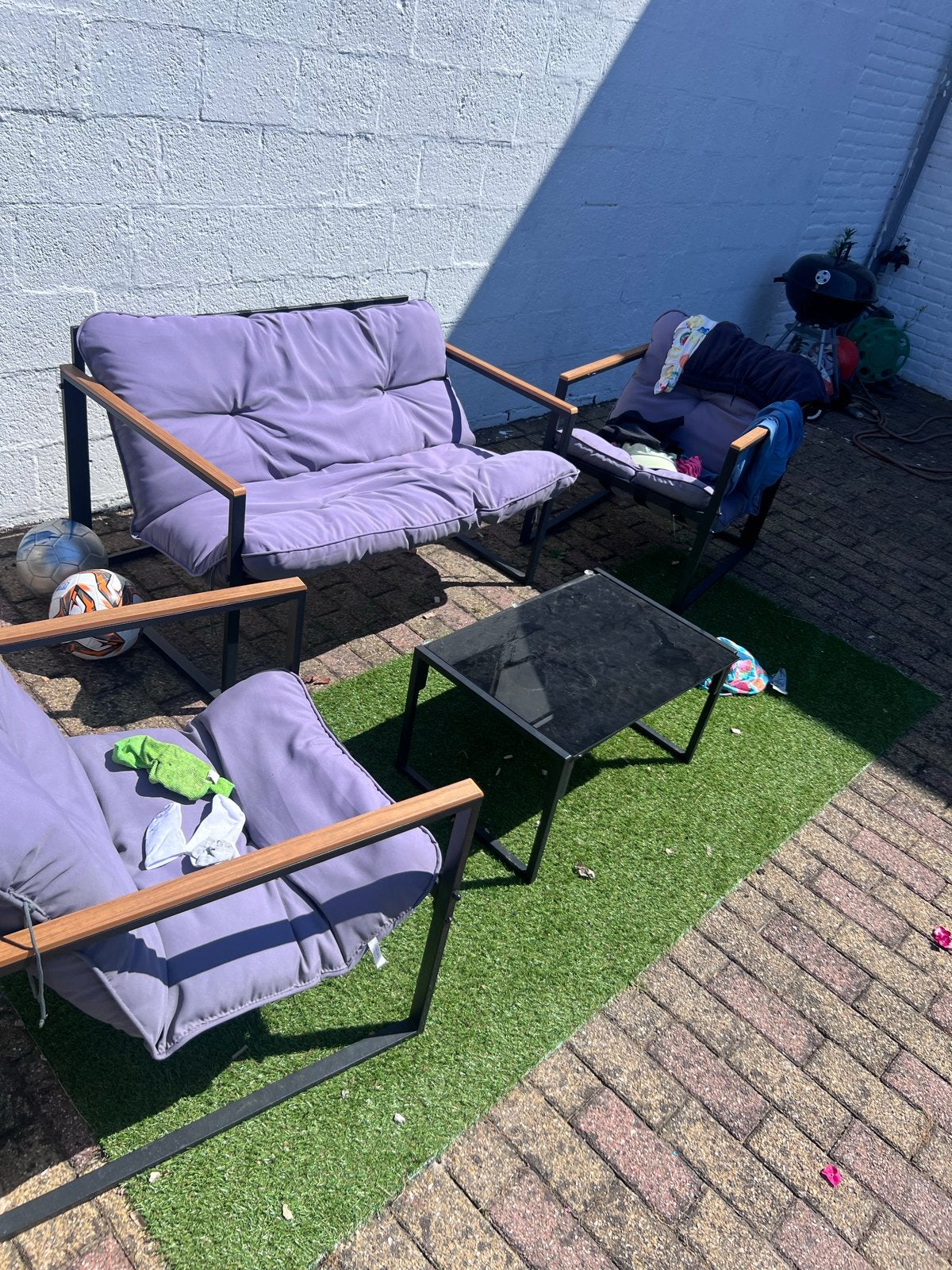 Loungeset, Tuin en Terras, Ophalen, Gebruikt
