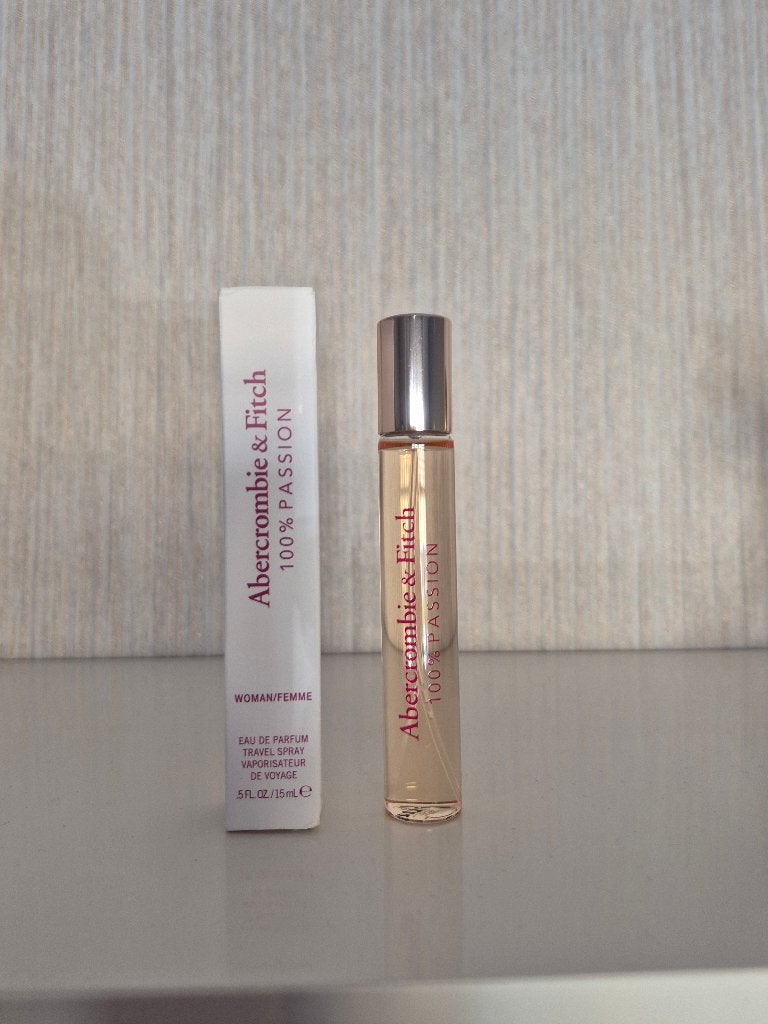 Abercrombie & Fitch 100% Passion eau de parfum travel spray, Verzenden, Nieuw