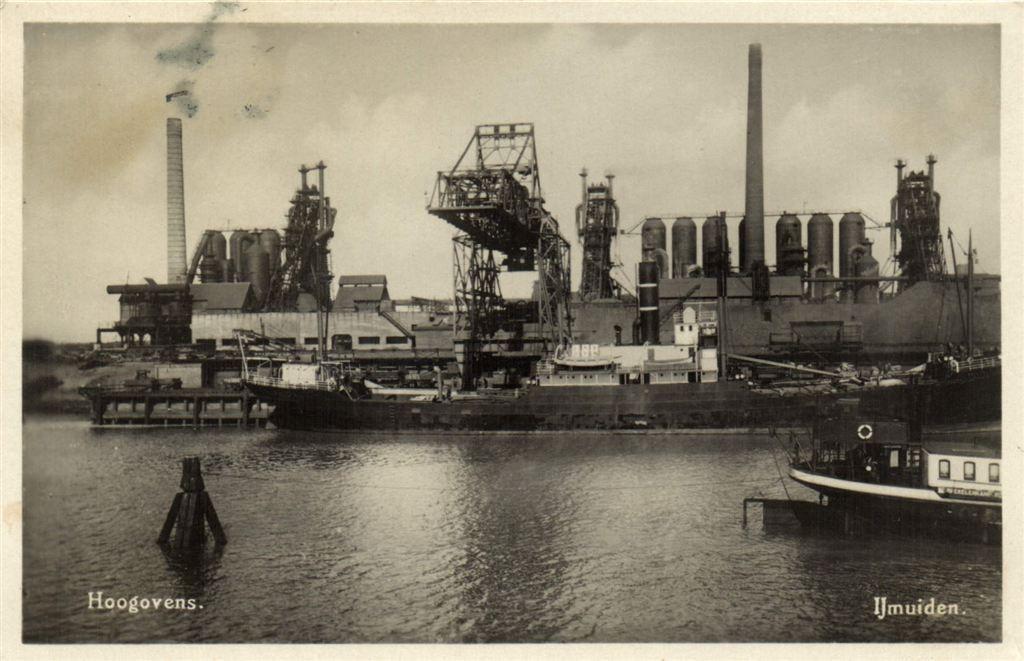 Hoogovens. - IJmuiden - ongelopen, Verzenden, 1940 tot 1960, Ongelopen, Noord-Holland